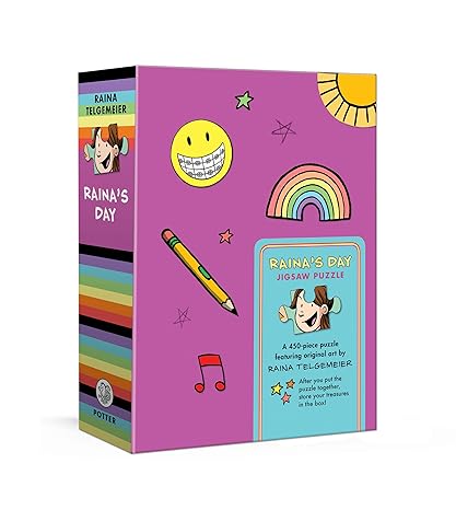 Raina's Day Jigsaw Puzzle : A 450-Piece Puzzle Featuring Original Art by Raina Telgemeier: Jigsaw Puzzles for Kids