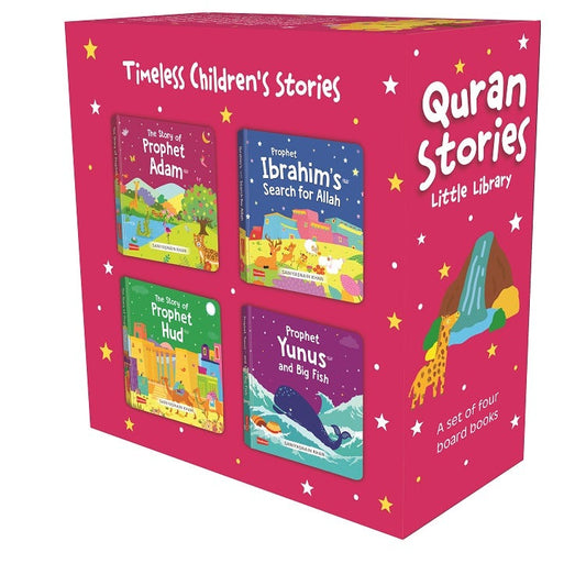 Quran Stories - Little Library - Vol.2  (4 Board Books Set)