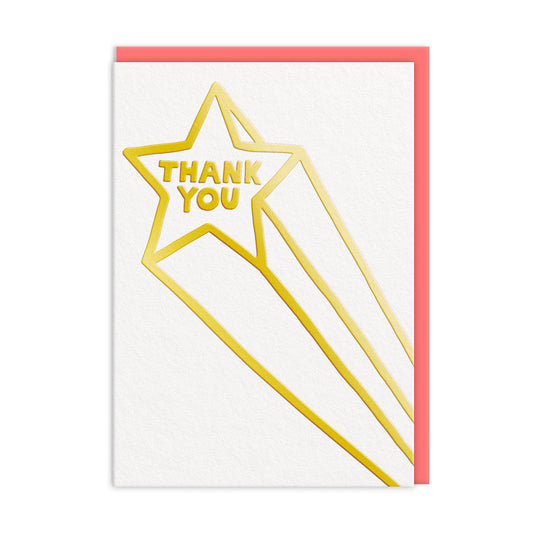 Thank You Star Greeting Card