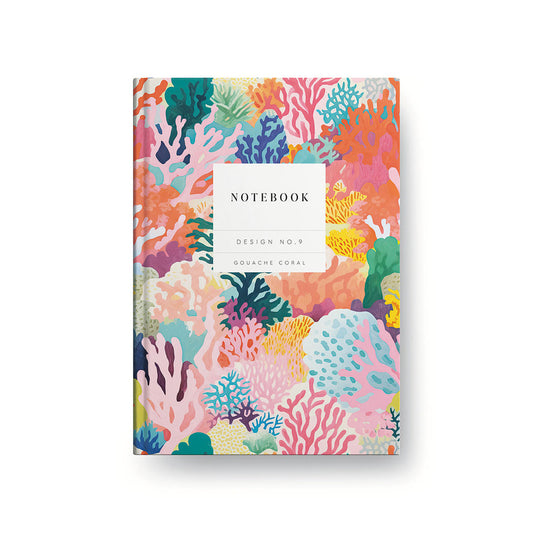 Gouache Coral Hardback Notebook