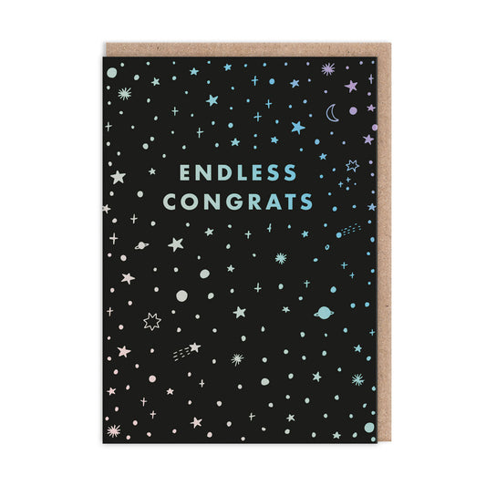 Endless Stars Congratulations Card