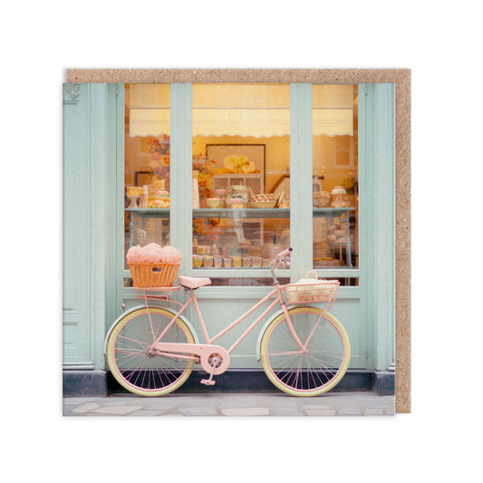 Bicycle in Paris Greeting Card