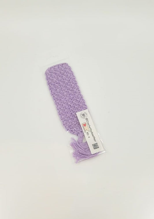 Crochet Light Purple Bookmark
