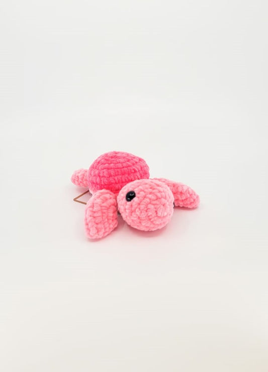 Crochet Pink Turtle