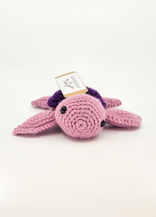 Crochet Purple Turtle