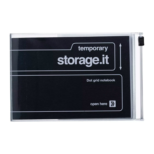 A6 Dotted Notebook Storage.It- Black