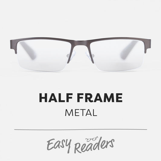 Easy Readers Half Frame Metal +2.5