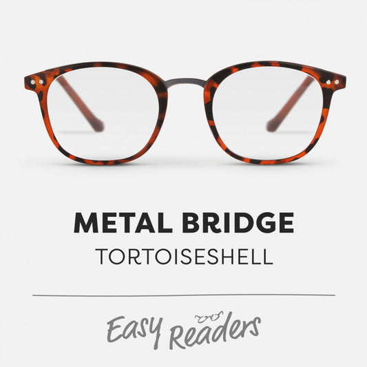 Easy Readers  Metal Bridge Tortoiseshell +2.5