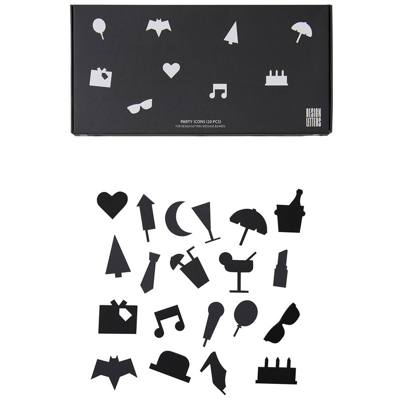 party icons, for message board Black