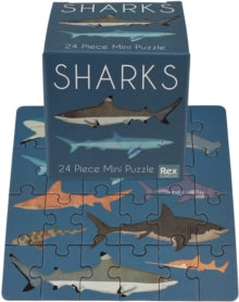 Mini jigsaw puzzle - Sharks
