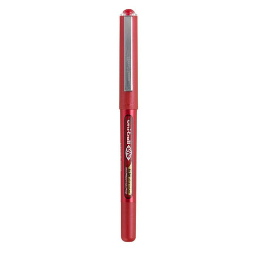 Red Uni ball roller ball pen ultra micro 0.38