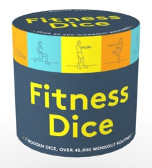 Fitness Dice : 7 Wooden Dice, Over 45,000 Workout Routines!