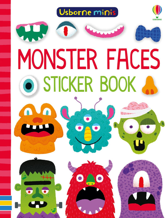 Mini Monster Faces Sticker Book