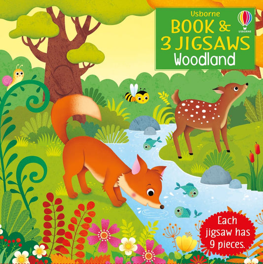 Book and 3 Jigsaws: Woodland