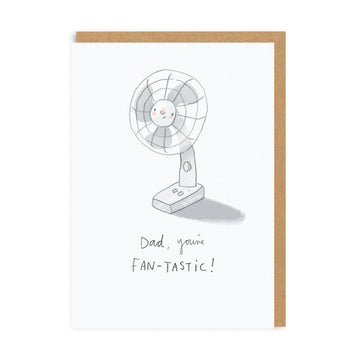 Dad Youre Fan-tastic Greeting card
