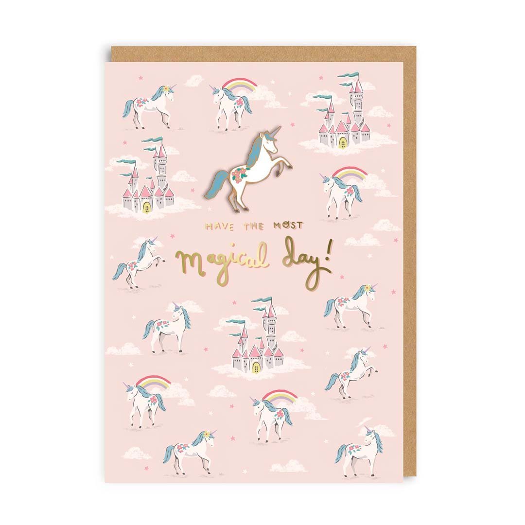 Have the Most magical Day Enamel Pin Card