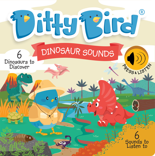DITTY BIRD Sound Book:Dinosaur sounds