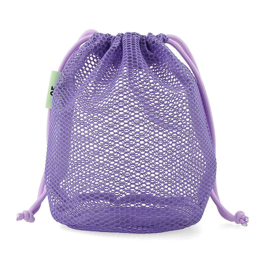 Drawstring Pouch Purple Mesh Collection