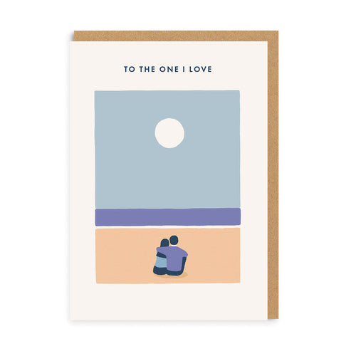 Beach Couple Greeting Card
