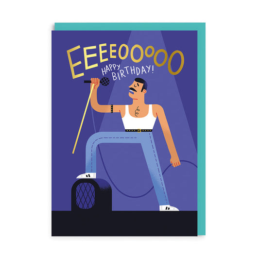 EEEEEOOOO Freddie Mercury Birthday
Card