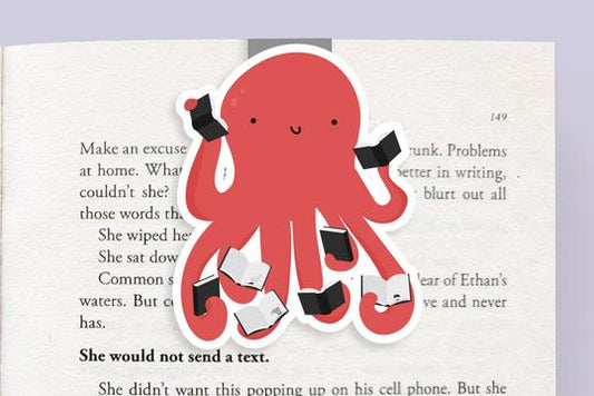 Octopus With Books Jumbo