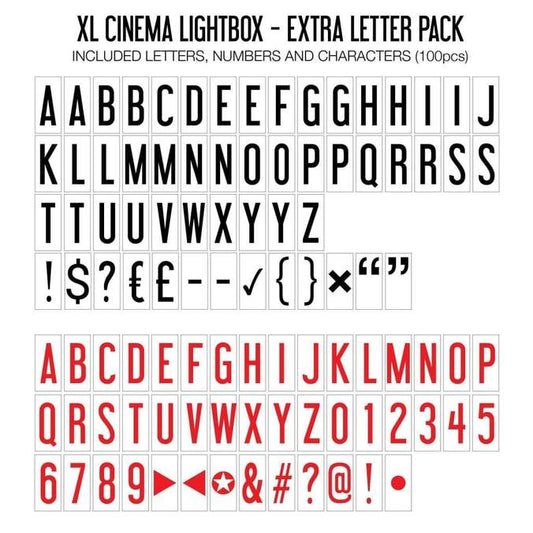 Extra Letter Pack (XL Lightbox)