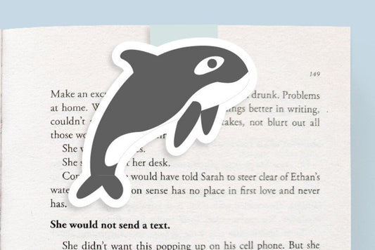 Orca (Killer Whale) Magnetic Bookmark (Jumbo)