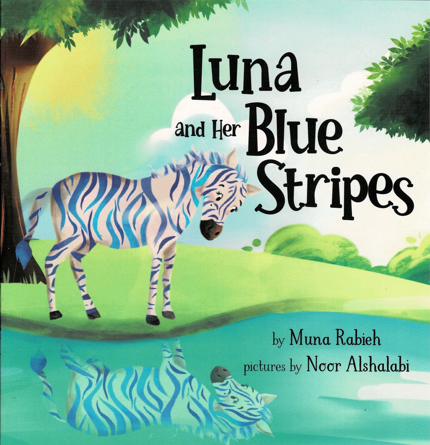 Luna and her Blue stripes