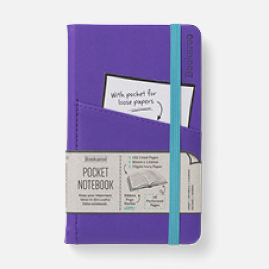 Bookaroo POCKET Notebook (A6) JOURNAL - NEW PURPLE