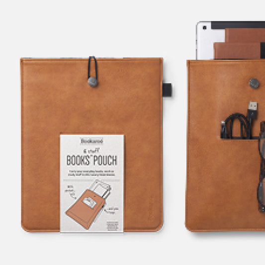Bookaroo Books & Stuff Pouch - Brown