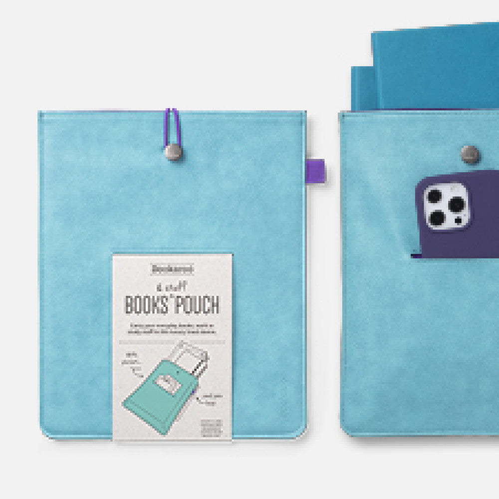 Bookaroo Books & Stuff Pouch - Turquoise