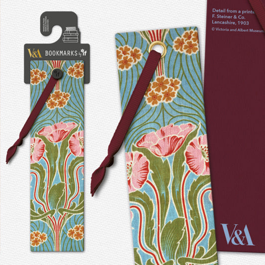 V&A Bookmarks - Steiner Poppies