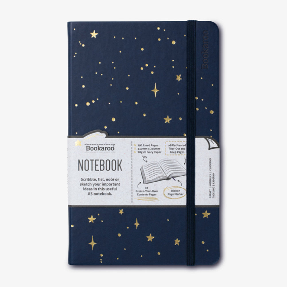 Moon & Stars - Bookaroo A5 Notebook