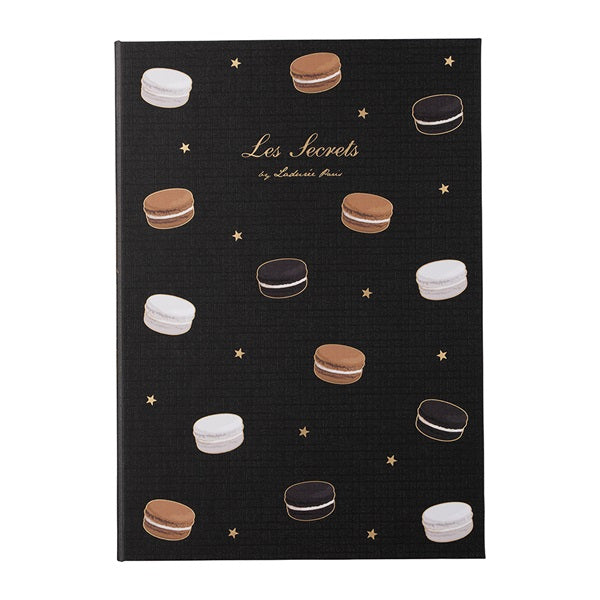 Ladurée Notebook Macaron･Noir et Or