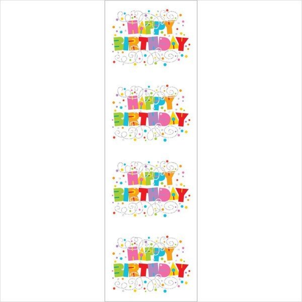 Mrs. Grossman's Stickers Expressions Happy Birthday