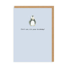 Penguin Enamel Pin Greeting Card