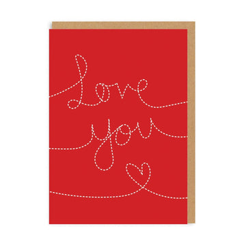 Love You Greeting Card (A6)