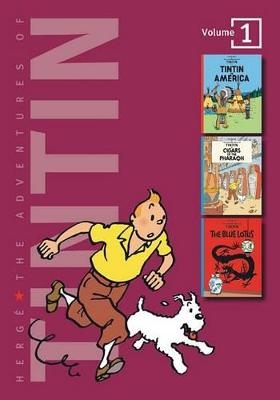 Picture of Adventures of Tintin 3 Complete Adventures in 1 Volume: Tintin in America: WITH Cigars of the Pharaoh AND The Blue Lotus