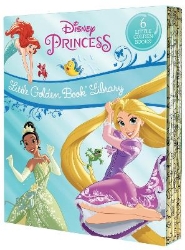 Picture of Disney Princess Little Golden Book Library -- 6 Little Golden Books: Tangled; Brave; The Princess and the Frog; The Little Mermaid; Beauty and the Beast; Cinderella