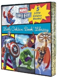 Picture of Marvel Super Heroes Little Golden Book Library: 5-Book Boxed Set: Spider-Man, Hulk, Iron Man, Captain America, The Avengers