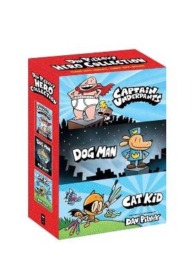 Picture of Dav Pilkey's Hero Collection (Captain Underpants #1, Dog Man #1, Cat Kid Comic Club #1)