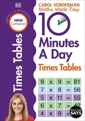 Picture of 10 Minutes A Day Times Tables, Ages 9-11 (Key Stage 2): Supports the National Curriculum, Helps Develop Strong Maths Skills