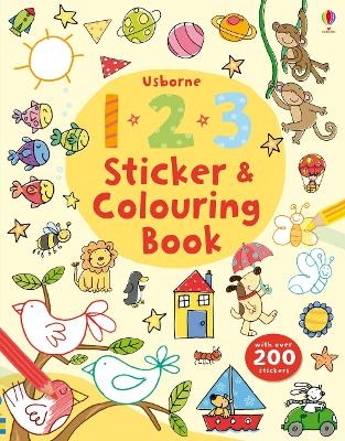 Picture of 123 Sticker and Colouring book