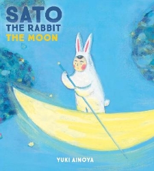 Picture of Sato the Rabbit, The Moon