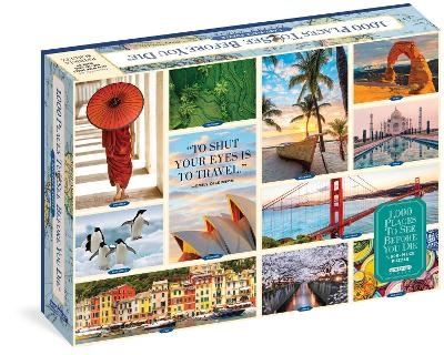 Picture of 1,000 Places to See Before You Die 1,000-Piece Puzzle: For Adults Travel Gift Jigsaw 26 3/8" x 18 7/8"