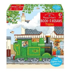 Picture of Poppy and Sam's Book and 3 Jigsaws: Trains