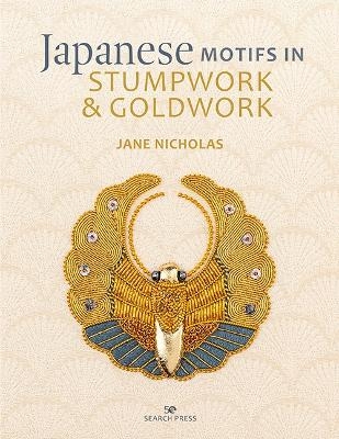 Picture of Japanese Motifs in Stumpwork & Goldwork: Embroidered Designs Inspired by Japanese Family Crests