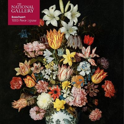 Picture of Adult Jigsaw Puzzle National Gallery: Bosschaert the Elder: A Still Life of Flowers: 1000-piece Jigsaw Puzzles