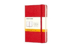 Picture of Moleskine Pocket Ruled Hardcover Notebook Scarlet Red