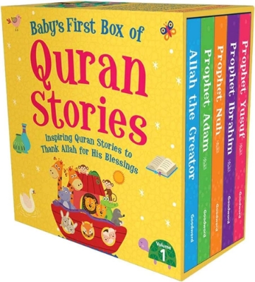 Picture of Baby's First Box of Quran Stories (Set of Five Board Books) Vol - 1